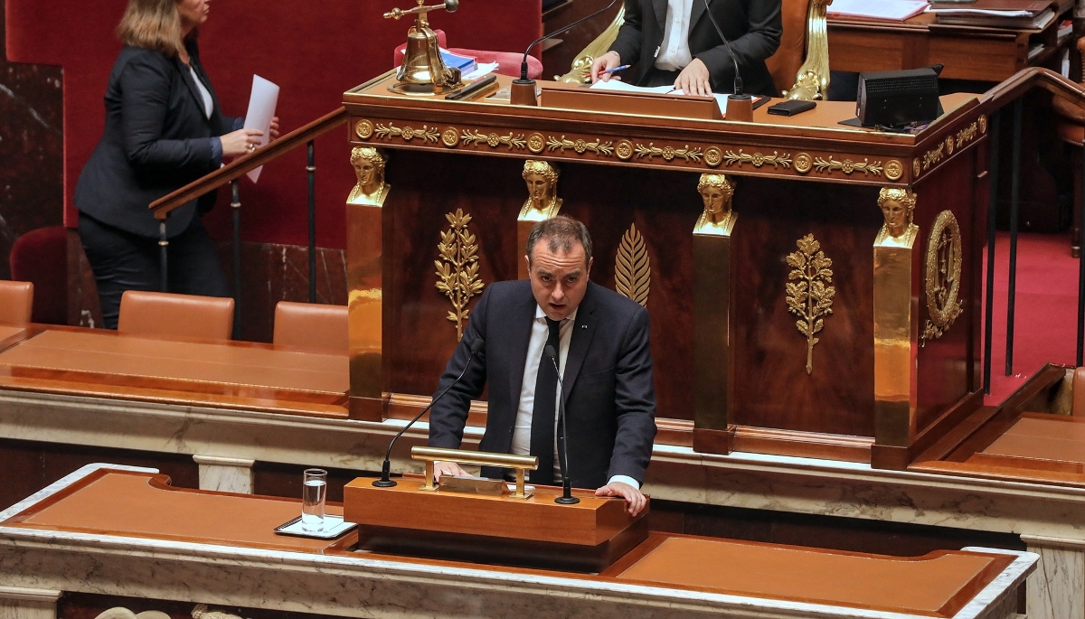 Le premier ministre Sébastien Lecornu, le 25 mars 2026, à l'Assemblée nationale.