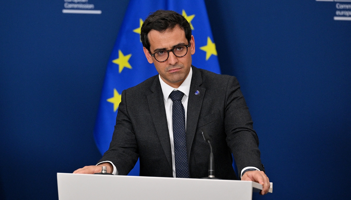 Stéphane Séjourné, à Bruxelles, le 4 juin 2025.

