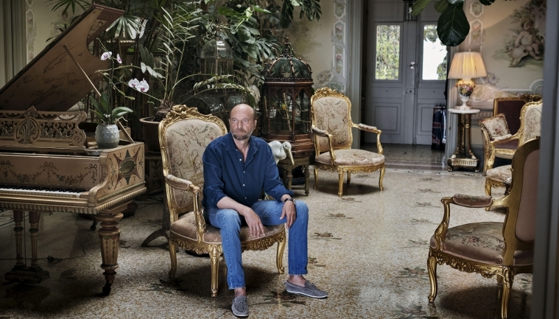 Sergueï Pougatchev, photographié dans sa propriété de Nice, le 6 mai 2016.