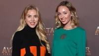 Maria Carolina (à g.) et Maria Chiara de Bourbon des Deux-Siciles, le 5 décembre 2025 à Boulogne-Billancourt. 