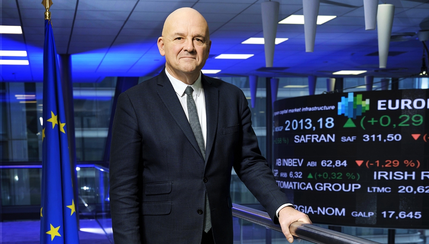 Stéphane Boujnah, Chairman of the Euronext Management Board, at the company's headquarters in La Défense, 10 February 2026.