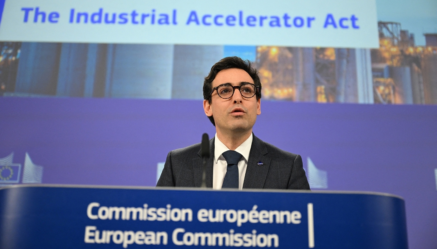 Le vice-président de la Commission européenne, Stéphane Séjourné.