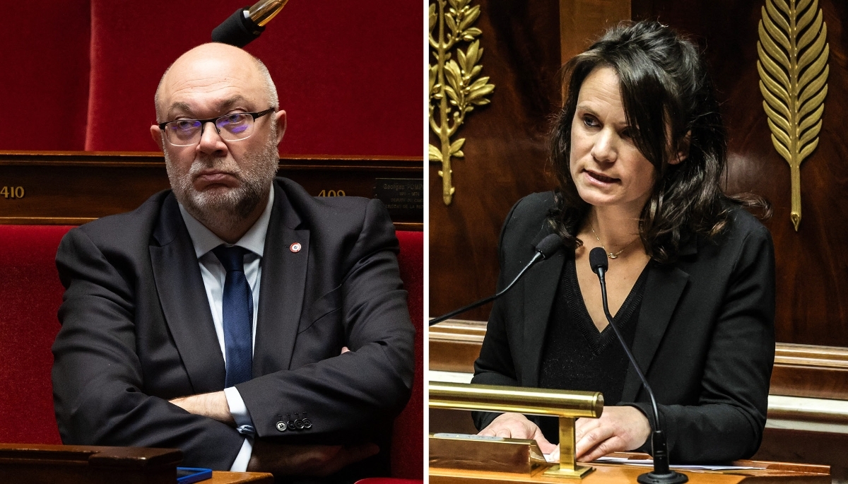 Les députés Stéphane Travert et Sandrine Le Feur.