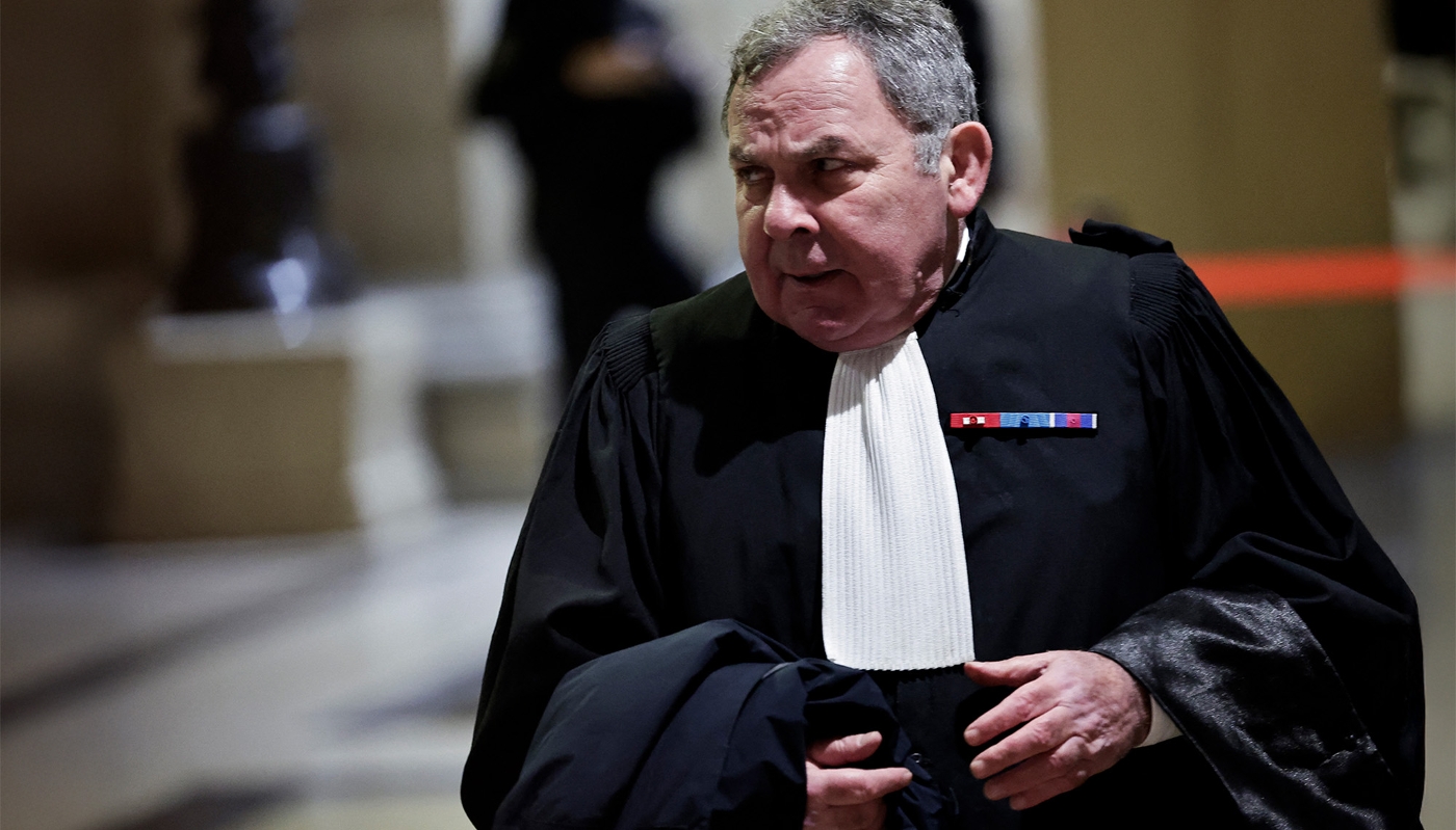 Francis Szpiner, à la Cour d'assises de Paris, en décembre 2024.
