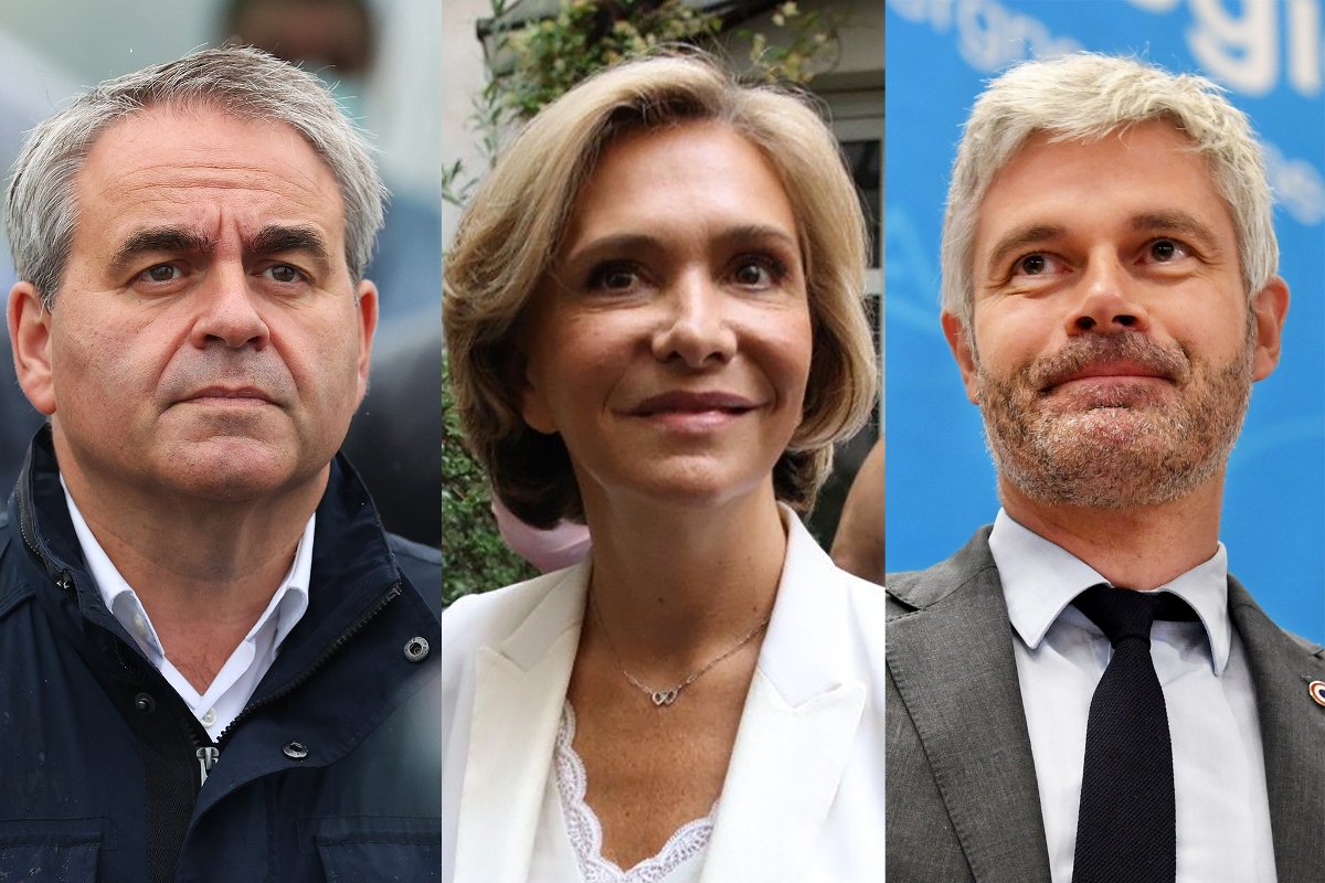 Xavier Bertrand, Valérie Pécresse et Laurent Wauquiez.