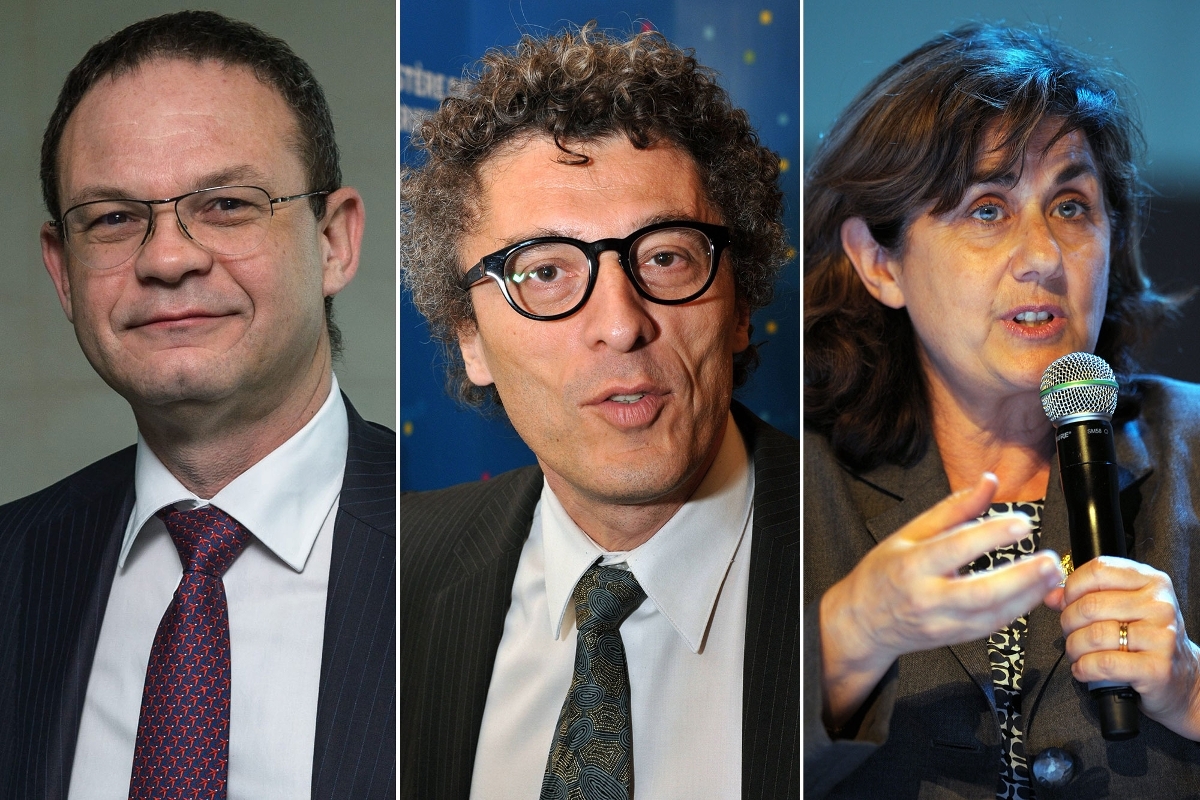 Les hauts fonctionnaires Frédéric Lavenir, Vincent Berger et Marion Guillou mènent la mission chargée de dessiner la réforme des grands corps techniques.