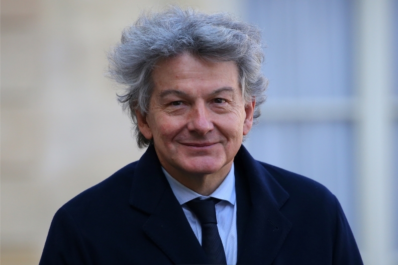 Thierry Breton, PDG d'Atos, ancien ministre de l'économie et nouveau candidat proposé par Emmanuel Macron à la Commission européenne.