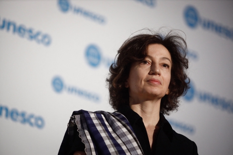 La directrice générale de l'Unesco Audrey Azoulay.