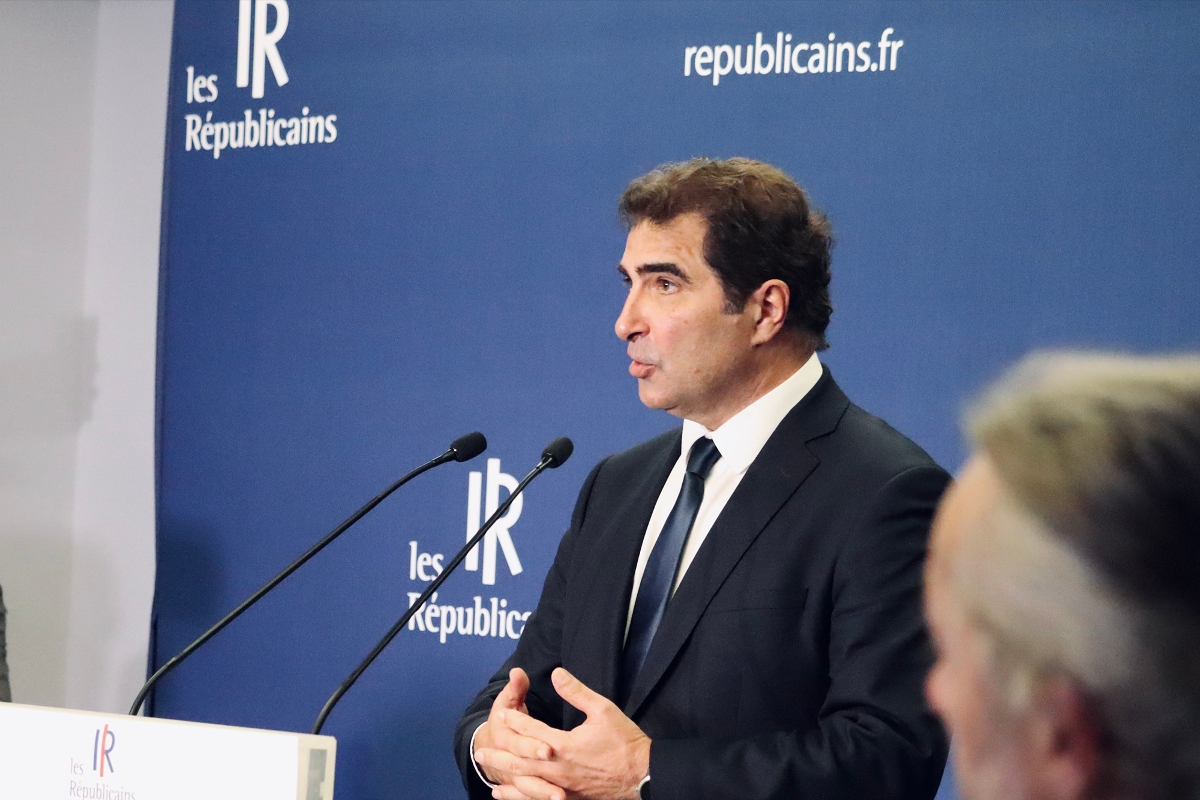 Christian Jacob, président des Républicains.