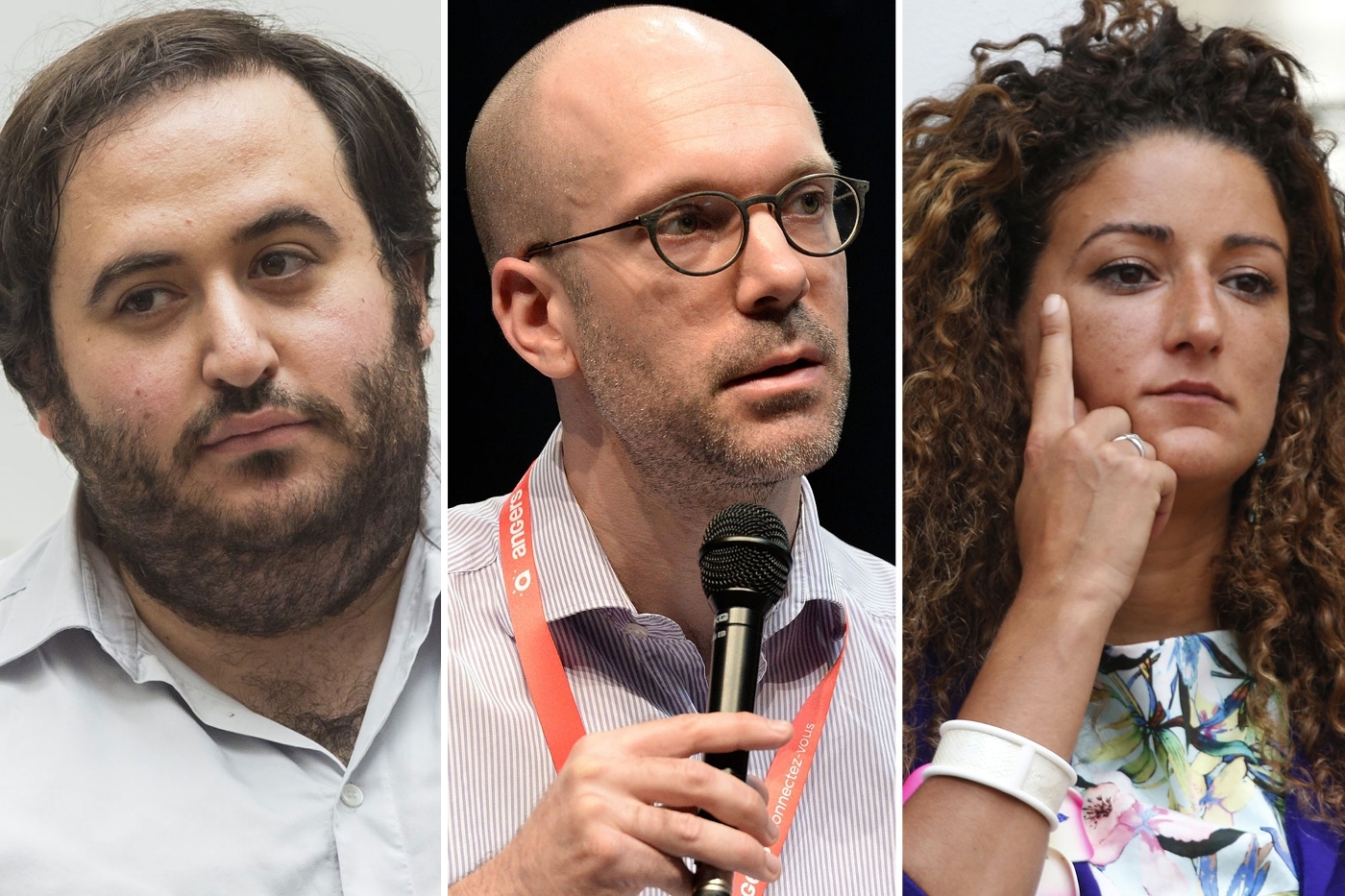 Les trois cofondateurs de The Family : Oussama Ammar, Nicolas Colin et Alice Zagury.