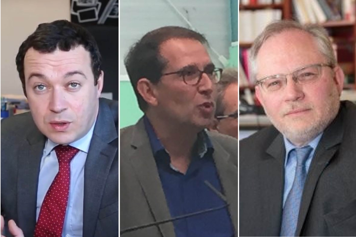Raphaël Cognet, Jean-Luc Santini et François Gerber sont candidats à la mairie de Mantes-la-Jolie.
