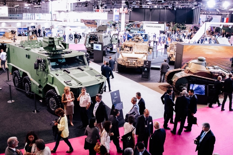 Le salon de la défense terrestre Eurosatory, ici en 2018.