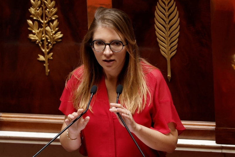 Aurore Bergé, présidente du groupe Renaissance à l'Assemblée nationale.