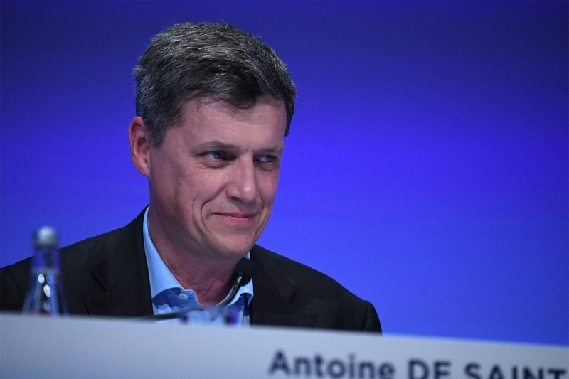 Le directeur général de Danone, Antoine de Saint-Affrique, à Paris, le 26 avril 2022.