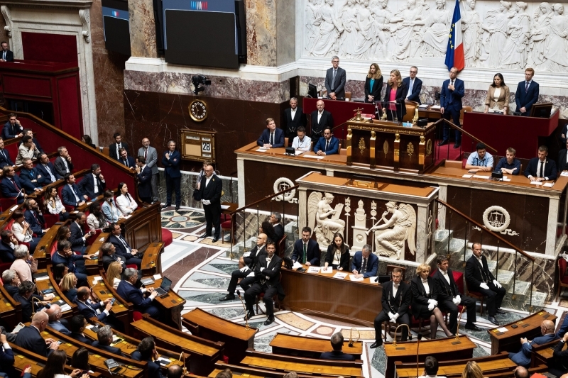 L'Assemblée nationale en séance.