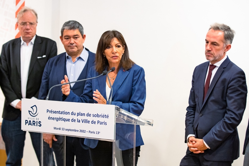 La maire de Paris Anne Hidalgo, le 13 septembre.