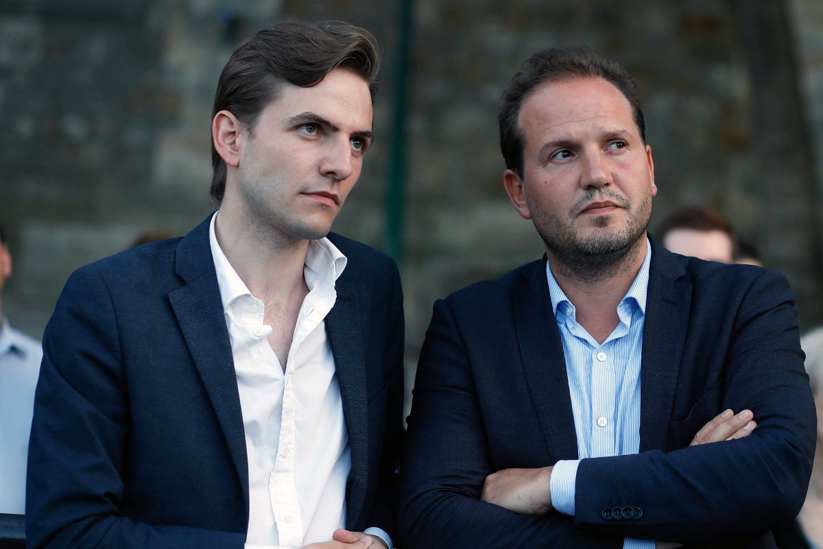 Erik Tegnér et François de Voyer, deux des trois cofondateurs de Livre Noir.