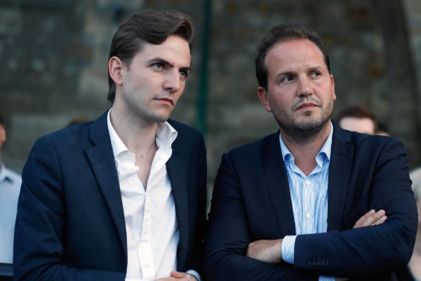 Erik Tegnér et François de Voyer, deux des trois cofondateurs de Livre Noir.