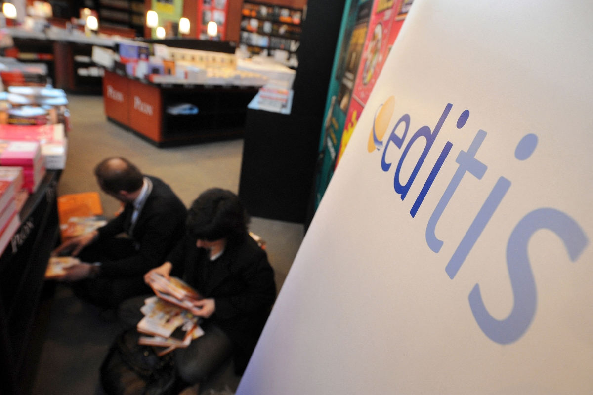 Le stand d'Editis sur le Festival du livre de Paris.