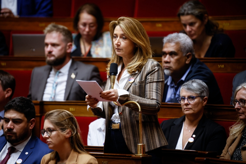 Anne-Laurence Petel à l'Assemblée lors des questions au gouvernement, le 4 septembre 2022.