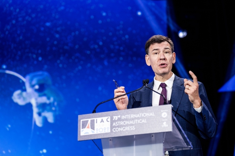 Philippe Baptiste, président du Centre national d'études spatiales (CNES), à Paris, le 18 septembre.