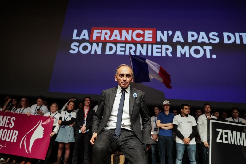 Eric Zemmour au Palais des congrès de Bordeaux le 12 novembre, pour la promotion de son livre.