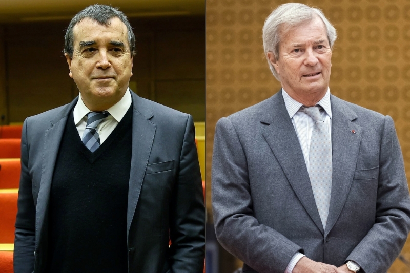 Arnaud Lagardère et Vincent Bolloré.