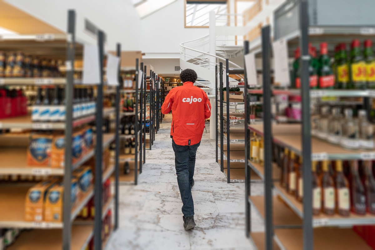 Un dark store de la start-up Cajoo, à Paris.