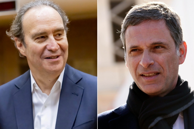 Xavier Niel et Rodolphe Saadé.