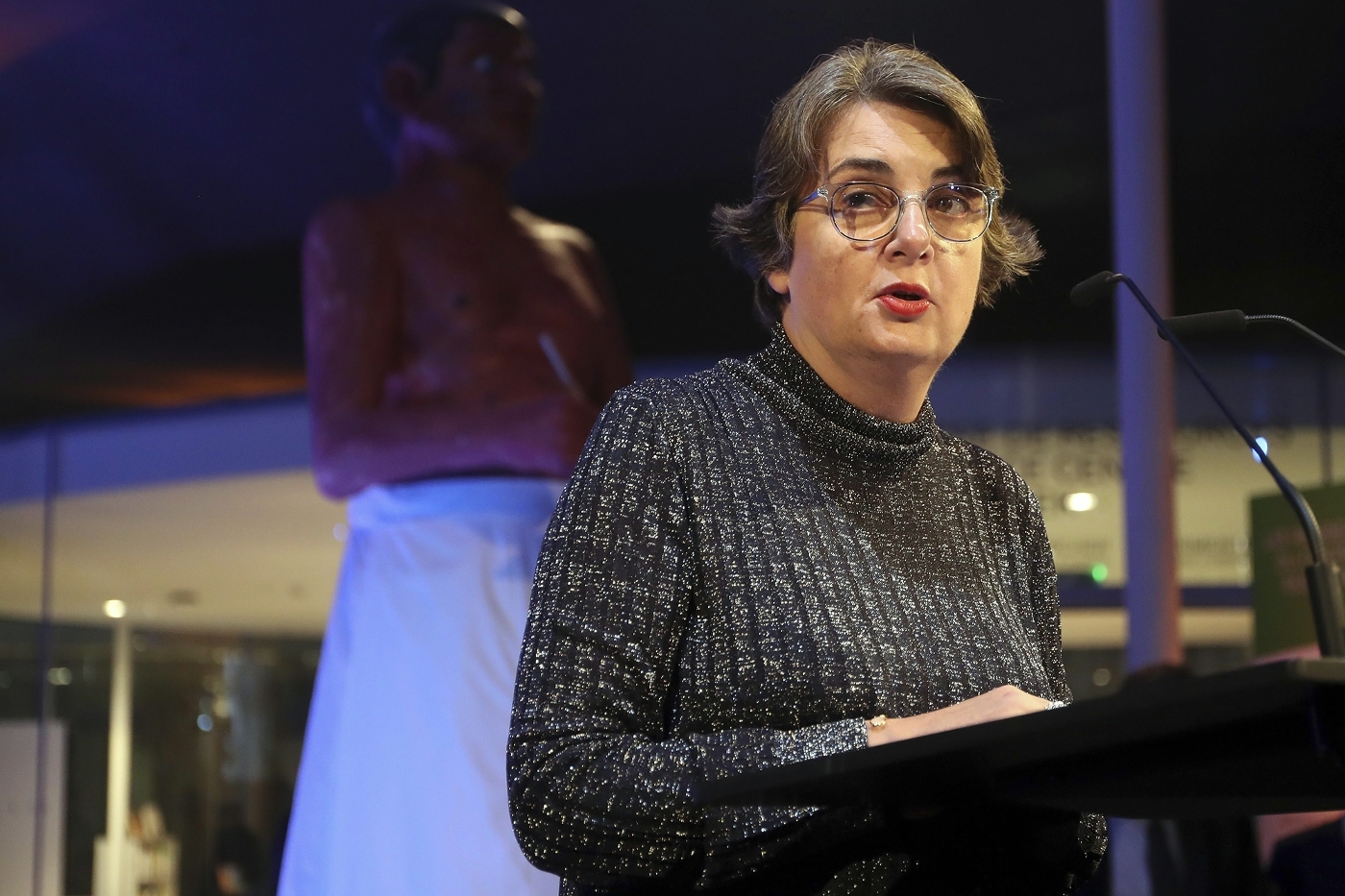 La présidente-directrice du Louvre, Laurence des Cars.