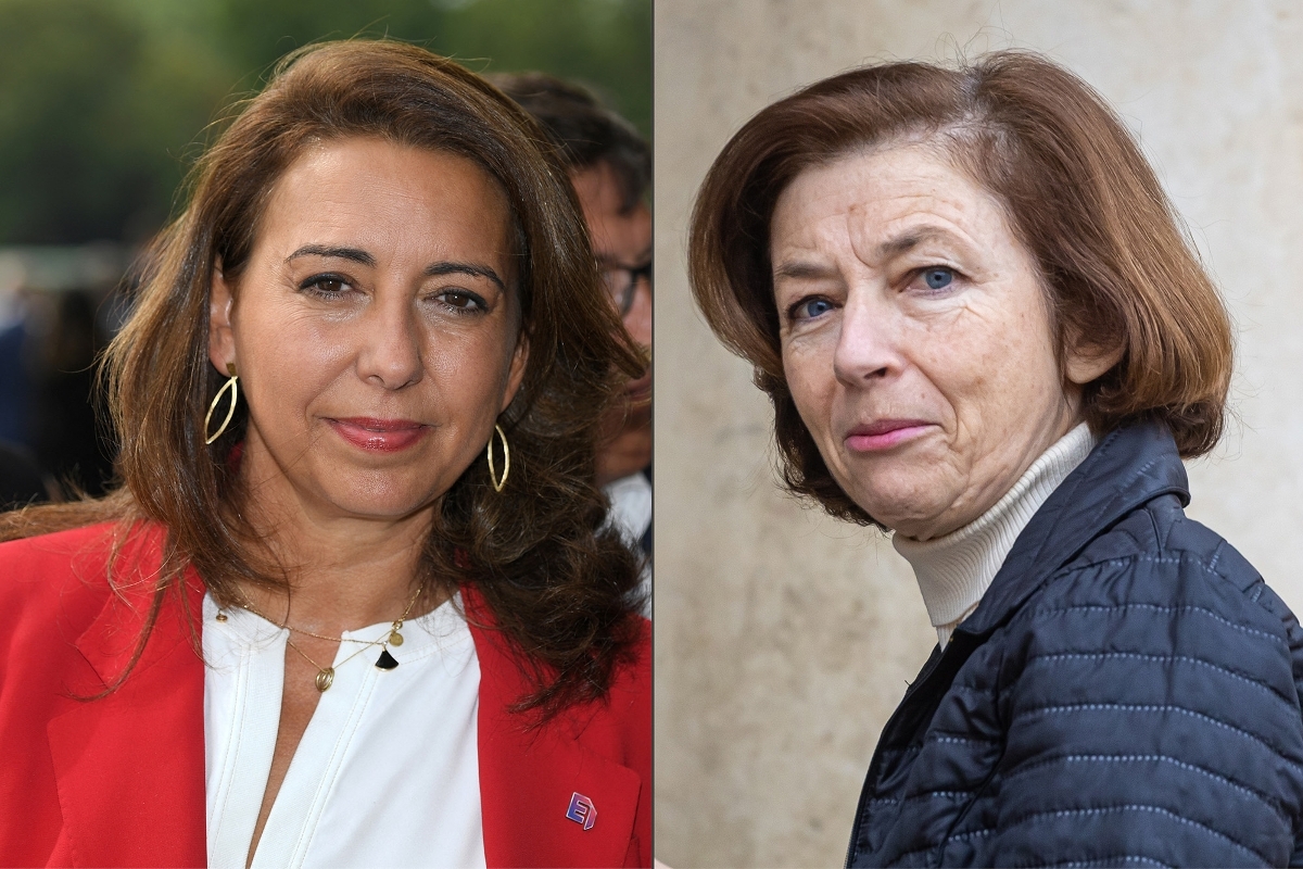 La présidente de Legrand Angeles Garcia-Poveda et l'ancienne ministre des armées Florence Parly.