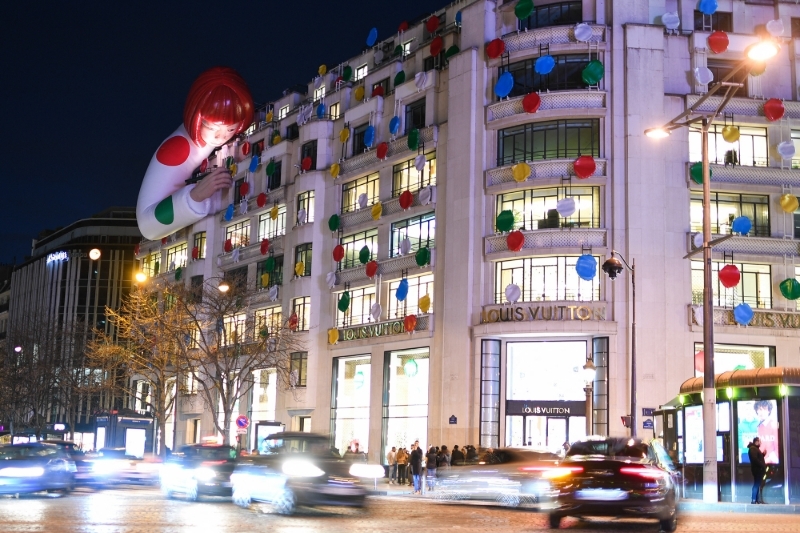 Image of Le magasin Louis Vuitton, 101 Avenue des Champs elysees