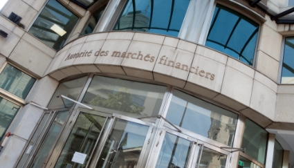 Le siège de l'Autorité des marchés financiers, à Paris.