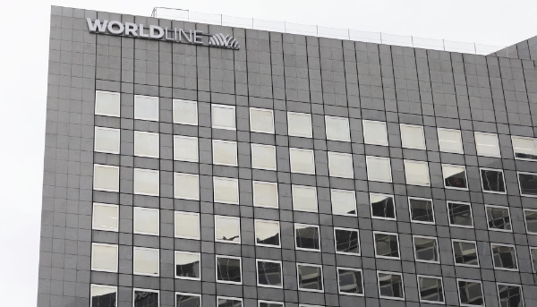 Le siège social de Worldline, dans le quartier d'affaires de La Défense.