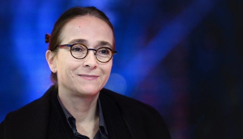 La présidente de France télévisions, Delphine Ernotte-Cunci .
