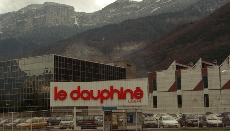 Le siège du Dauphiné Libéré, en Isère.