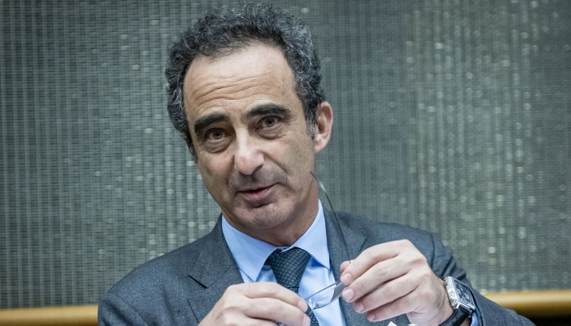 Nicolas Molfessis, professeur de droit privé, lors d'une audition à l'Assemblée nationale à Paris en janvier 2020.