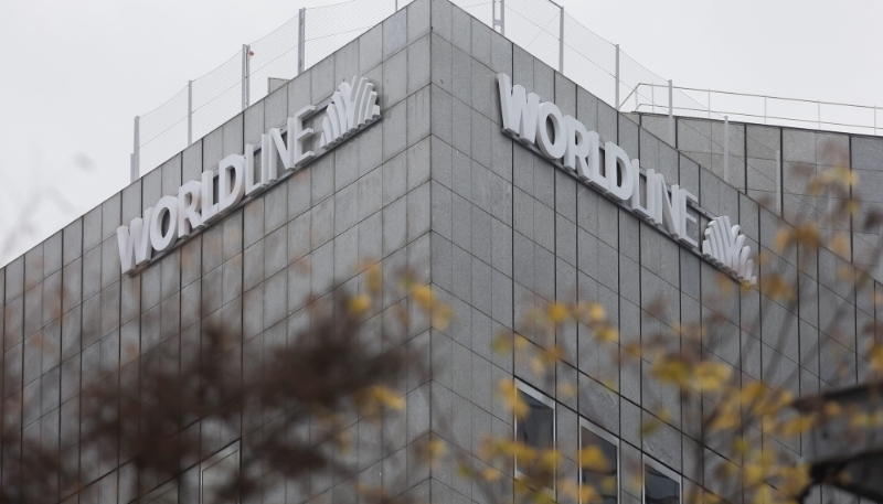 Le siège social de Worldline dans le quartier d'affaires parisien de La Défense.