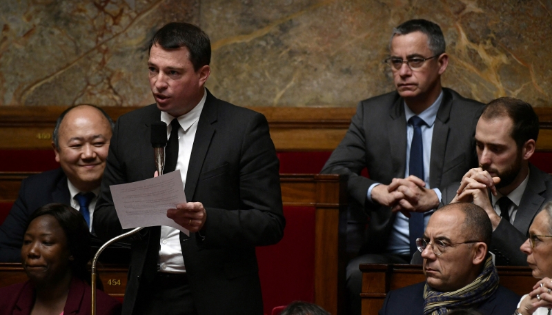 Le député Jean Terlier, à l'Assemblée en février 2019.