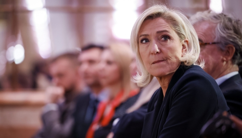 La présidente du groupe RN à l'Assemblée nationale, Marine Le Pen.