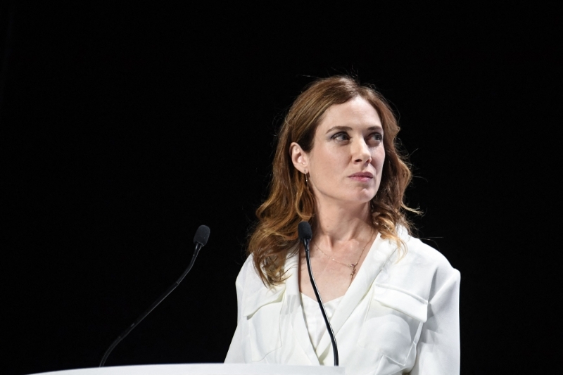 Claire Léost, présidente du groupe Prisma Media, en avril 2022.