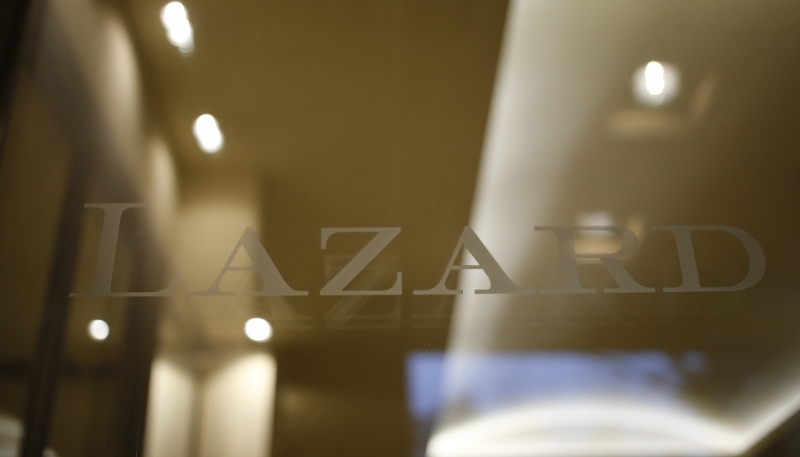 Le logo de la banque Lazard.