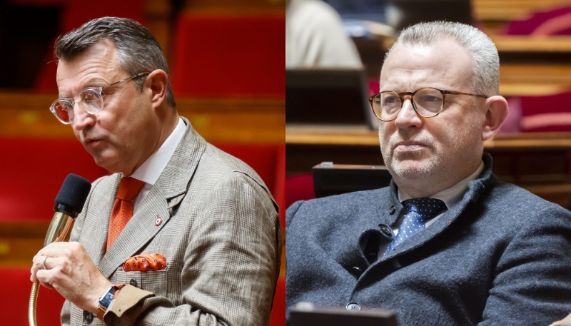 Le député Christophe Plassard et le sénateur Pascal Allizard.