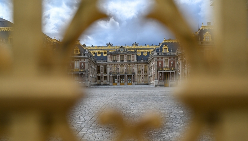 Le château de Versailles.