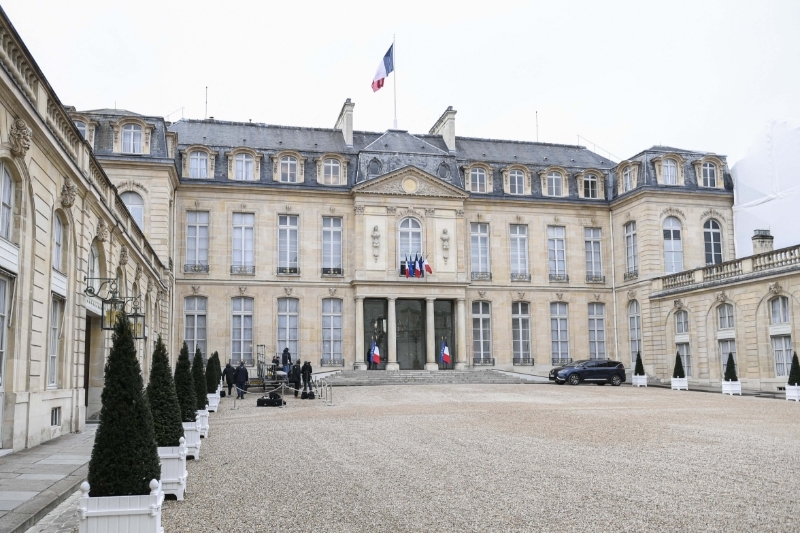 Le Palais de l'Elysée.