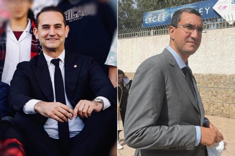 Pour l'investiture de la majorité présidentielle pour le siège de député des Français du Maghreb et d'Afrique de l'Ouest, Mehdi Reddad (à gauche) affrontera notamment le titulaire sortant M'Jid el-Guerrab (à droite).