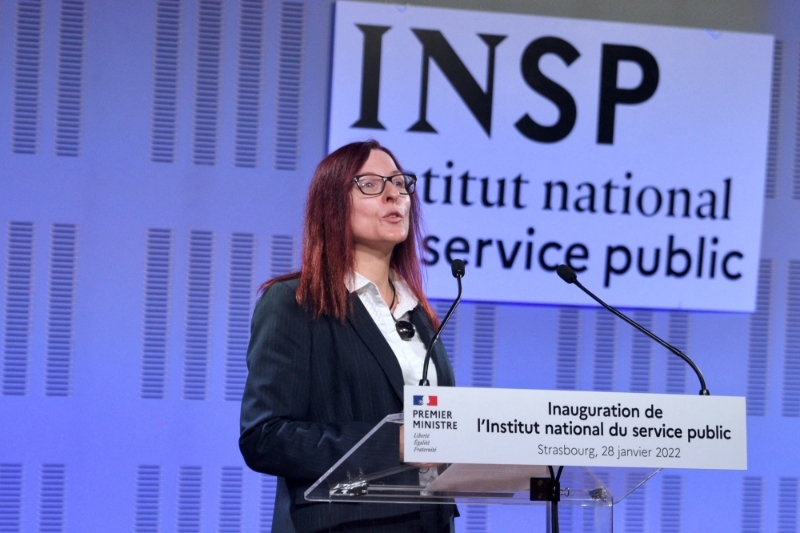 La directrice de l'Institut national du service public (INSP) Maryvonne Le Brignonen.