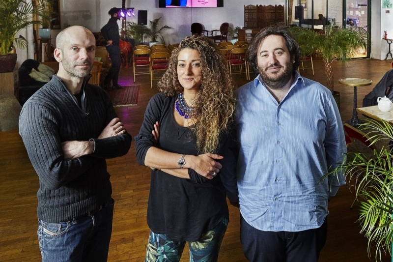 Nicolas Colin, Alice Zagury et Oussama Ammar (de g. à d.), le trio fondateur de The Family.