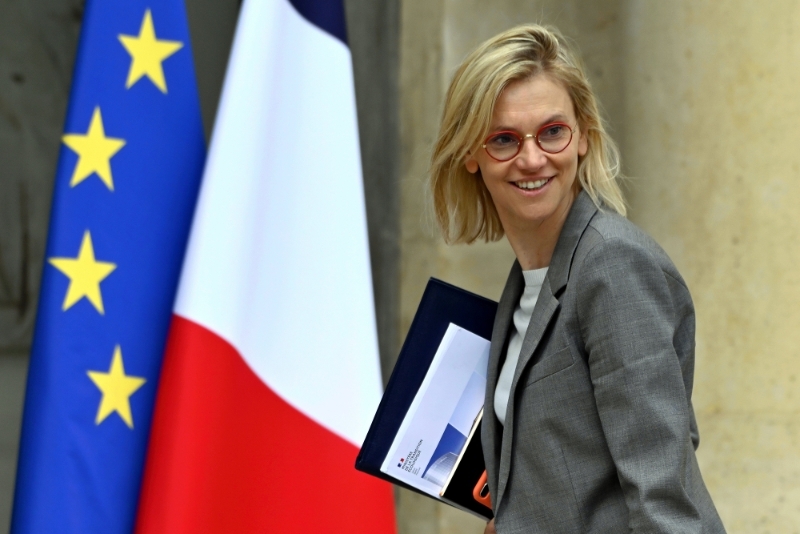 La ministre de la transition énergétique, Agnès Pannier-Runacher, au Palais de l'Elysée pour le conseil des ministres, le 23 mai 2022.