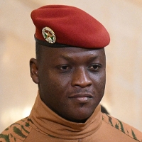 Ibrahim Traoré. &copy; Sergey Bobylev/Host Photo Agency Ria Novosti Handout/EPA/MaxPPP